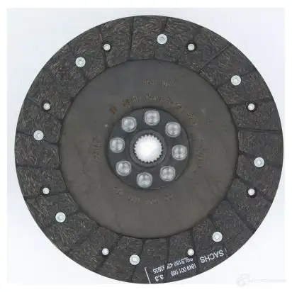 Диск сцепления SACHS 881864 000904 2371527 HKWP R 4050451005020