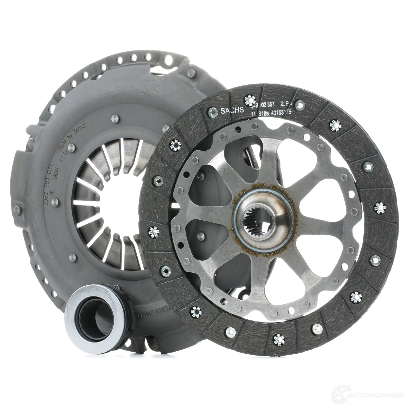 Комплект сцепления SACHS 387803 HB8 WZHR 4013872171712 3000836001 - Изображение 1