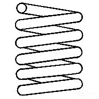 Пружина подвески SACHS WM ZOPP 4013872377343 996 517 398544 изображение 0