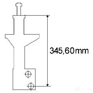 Амортизатор SACHS F 4RWV 4013872111381 382646 170 381 - Изображение 1