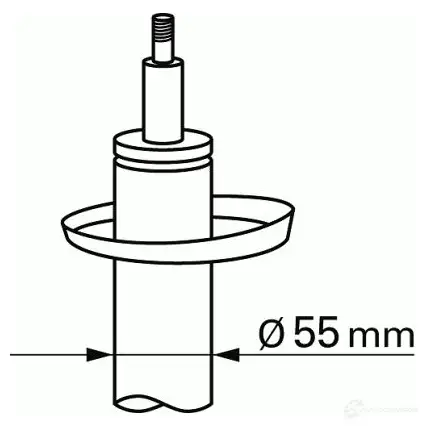 Амортизатор SACHS 310 716 VJ 15KR 390622 4013872469963