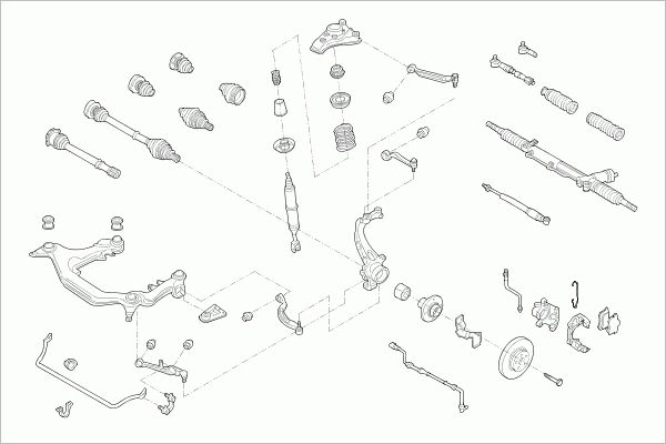 Рулевое управление SACHS AUDI-A4B5-FS020 Y956M C7 1440511154