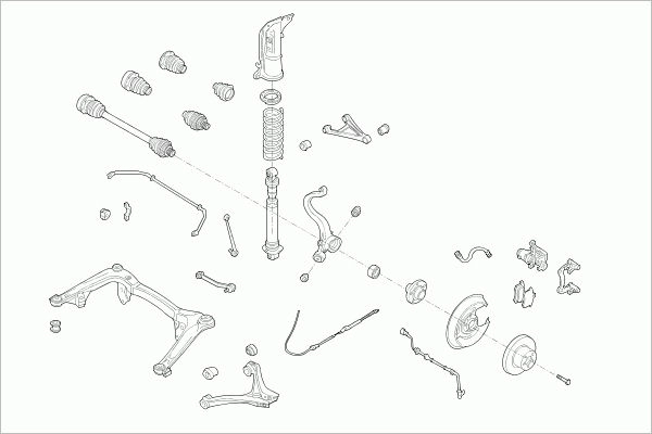 Рулевое управление SACHS AUDI-A4B5-RS010 1440511173 A IGJ7 изображение 0