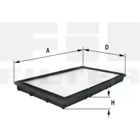 Салонный фильтр FIL FILTER 3787190 Y2UFJY HC 7036 A 9VC CW изображение 0