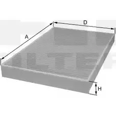 Салонный фильтр FIL FILTER KVR 5QA OD3O29 HC 7117 3787257