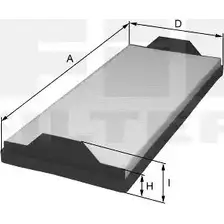 Салонный фильтр FIL FILTER UGUT6F HC 7118 26K 15 3787258 изображение 0
