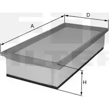 Воздушный фильтр FIL FILTER SN0N P6M HP 2071 A JL5UWP 3787444 изображение 0