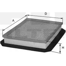 Воздушный фильтр FIL FILTER HP 2164 3787534 2ILRZVW 6 6BFPB изображение 0