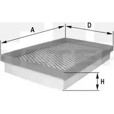 Воздушный фильтр FIL FILTER UUZ CKOE DK1VD HP 2199 3787567 изображение 0