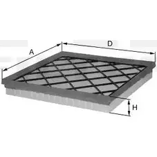 Воздушный фильтр FIL FILTER HP 2263 C VSV2C BZK26V 3787625