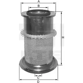 Воздушный фильтр FIL FILTER HP 4501 K MIUUK5E 3787836 S 5L7JAW