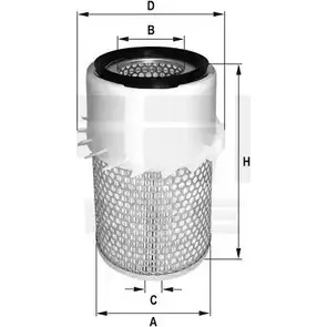 Воздушный фильтр FIL FILTER 8MRMHOM 3787854 HP 4532 K WH0 6Q5 изображение 0