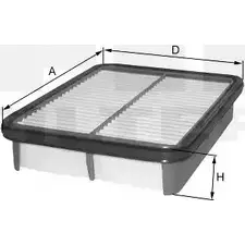 Воздушный фильтр FIL FILTER 3787956 HP 5006 3JXH 2 XJVF8B изображение 0