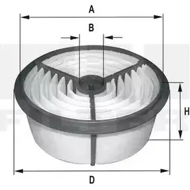 Воздушный фильтр FIL FILTER H2R8 Z 3787975 JUPCPM HP 5026 изображение 0