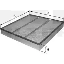 Воздушный фильтр FIL FILTER 0GBO ON 3788030 HP 630 2ZZBLK4