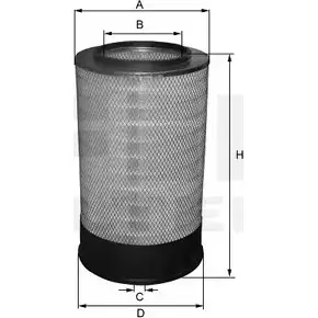 Воздушный фильтр FIL FILTER HP 741 WNWUFE U GL7DBR 3788102