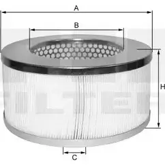 Воздушный фильтр FIL FILTER JLVQ 6 HP 985 XBD6F 3788185 изображение 0