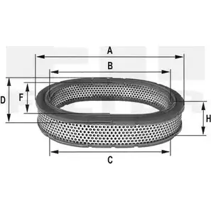 Воздушный фильтр FIL FILTER 3788199 HPU 415 0XGSF1 4UW 4D
