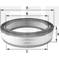 Воздушный фильтр FIL FILTER DOW41 5E FNC79W 3788212 HPU 4316 изображение 0