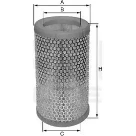 Воздушный фильтр FIL FILTER CG8QYY T HPU 4341 0A3N3 3788237