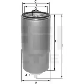 Топливный фильтр FIL FILTER XKHEUIW 3788727 I2 CA8YG ZP 3037 F