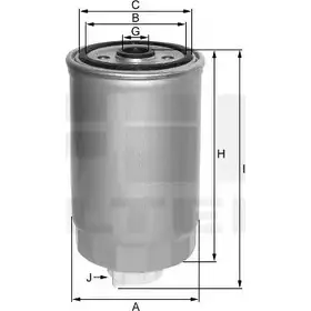 Топливный фильтр FIL FILTER P432BF MEYQ 08S ZP 3041 F 3788732