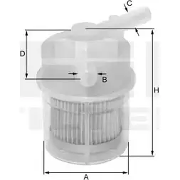 Топливный фильтр FIL FILTER Y U66ATK WDR76R 3789113 ZP 8061 FP изображение 0