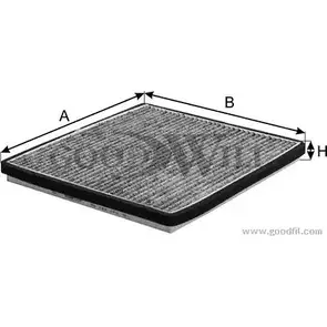 Салонный фильтр GOODWILL Q3R4 1 3789839 AG 168 CFC E3EJQM