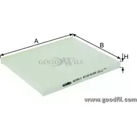 Салонный фильтр GOODWILL AG 335/1 CF 3790000 JADKX00 P5I2 I