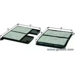 Салонный фильтр GOODWILL VJK5 6S AG 411 2K CFC 4ZDZCP 3790074