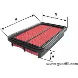 Воздушный фильтр GOODWILL AI0W5Z HY9 GJL 3790147 AG 535 изображение 0