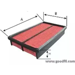 Воздушный фильтр GOODWILL PY GSQ TIEBA AG 544 3790156