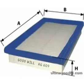 Воздушный фильтр GOODWILL KE2 SC19 3790209 AG 609 8845K