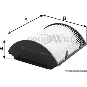 Салонный фильтр GOODWILL O1RYRG 3790227 N BIIU3E AG 627 CF