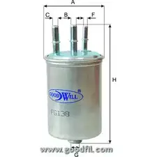 Топливный фильтр GOODWILL YEGVI 3790351 U3R TW FG 138