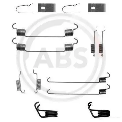 Ремкомплект колодок A.B.S. 1792638 8717109356526 1XW FJUE 0799Q изображение 0