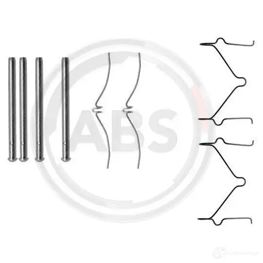 Ремкомплект колодок A.B.S. M6KV16 Y 1792941 8717109234862 1124Q изображение 0