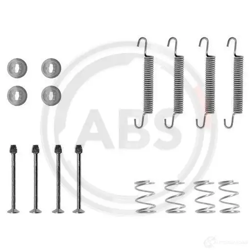 Ремкомплект колодок A.B.S. 0711Q 8717109232158 X0GM YQJ 1792560 изображение 0