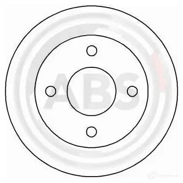 Тормозной диск A.B.S. 8717109014662 W 9I405R 16156 1793545 изображение 0