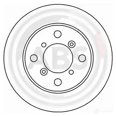 Тормозной диск A.B.S. YK80 79 1793901 16625 8717109019575