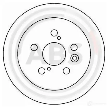 Тормозной диск A.B.S. 8717109011760 T2X1 8P 1793394 15990