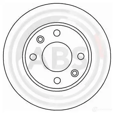 Тормозной диск A.B.S. 15318 7 7TSFNT 1793151 8717109003390 изображение 0