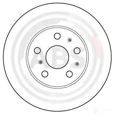 Тормозной диск A.B.S. 16021 8717109012286 1793417 L 8U9O изображение 0