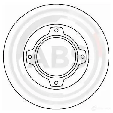 Тормозной диск A.B.S. Q ORASY 1793408 16011 8717109012101