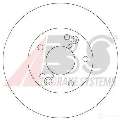 Тормозной диск A.B.S. 17206oe TZ7O I 8717109505955 1198179057 изображение 0