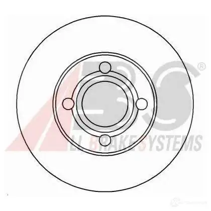 Тормозной диск A.B.S. 1198178575 9 U2OX1G 16101oe 8717109363852 изображение 0