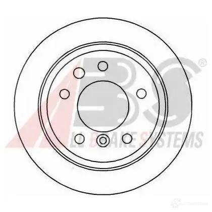 Тормозной диск A.B.S. 16155oe 8717109364194 2P1OS N 1198177761 изображение 0