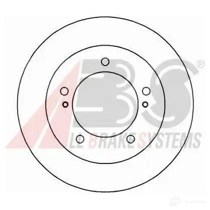 Тормозной диск A.B.S. 1198178713 16294oe 8717109364934 6U5WD6 U изображение 0