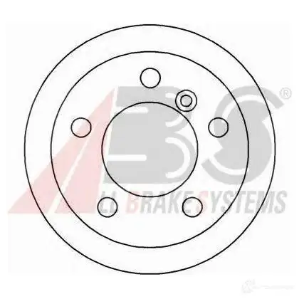 Тормозной диск A.B.S. 16454oe VY PJI8G 1198177917 8717109365283 изображение 0