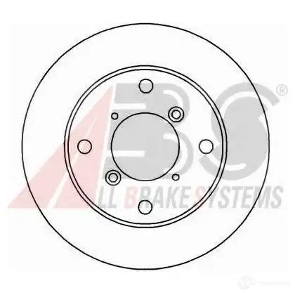 Тормозной диск A.B.S. 1198178725 8717109363289 1PEJ 6B 16012oe изображение 0